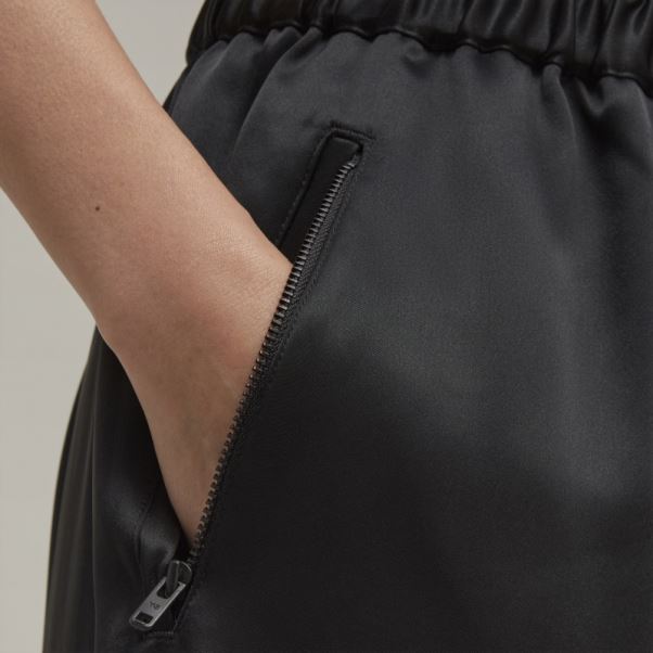 Y-3 Pantalon De Jogging Large En Soie Technique Adidas Stylé