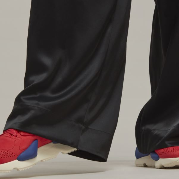 Y-3 Pantalon De Jogging Large En Soie Technique Adidas Stylé