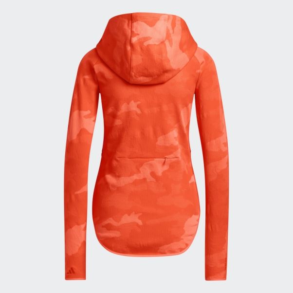 Sweat à Capuche Zippé En Maille Camouflage Aop Adidas