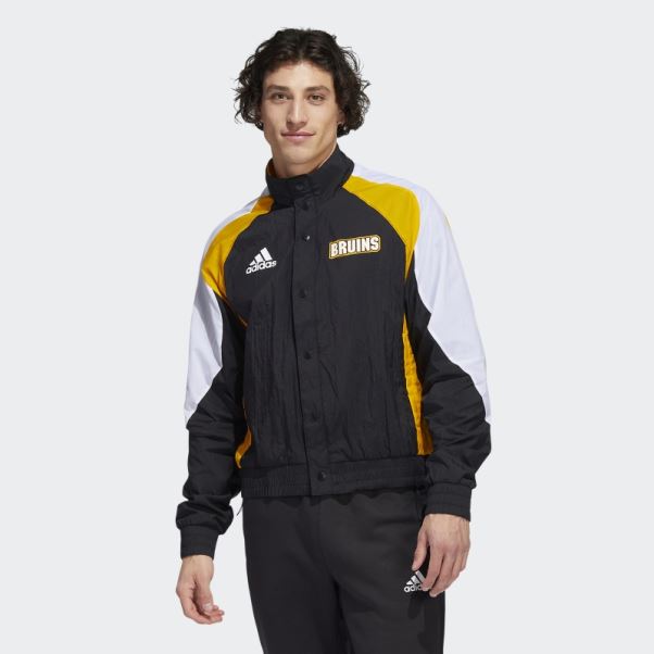 Veste Bruins Reverse Retro Noir Adidas