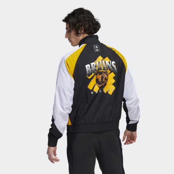 Veste Bruins Reverse Retro Noir Adidas