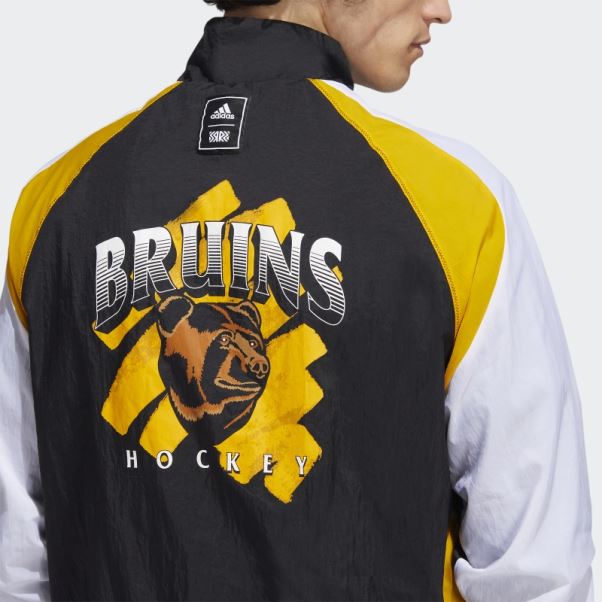 Veste Bruins Reverse Retro Noir Adidas