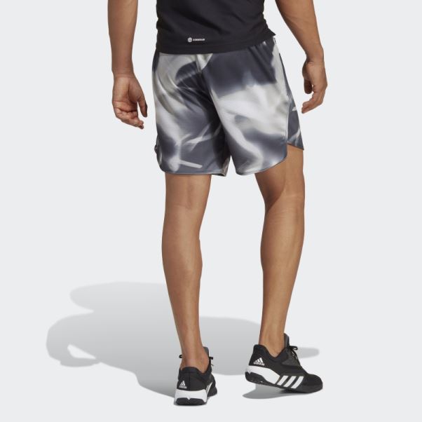 Gris Conçu Pour L'entraînement Short D'entraînement à Imprimé Heat.rdy Hiit Adidas