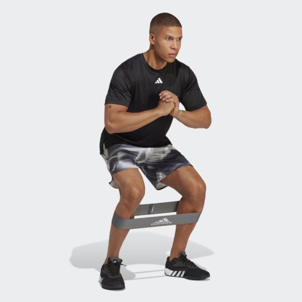 Gris Conçu Pour L'entraînement Short D'entraînement à Imprimé Heat.rdy Hiit Adidas