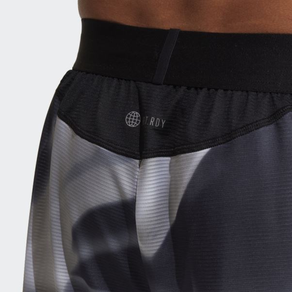 Gris Conçu Pour L'entraînement Short D'entraînement à Imprimé Heat.rdy Hiit Adidas