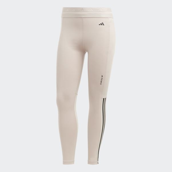 Legging Techfit Hyperglam 7/8 Taupe Adidas