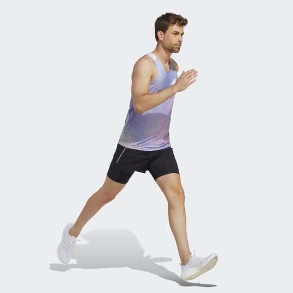 Adizero Sasha Zhoya Signature Débardeur Rose Clair Adidas