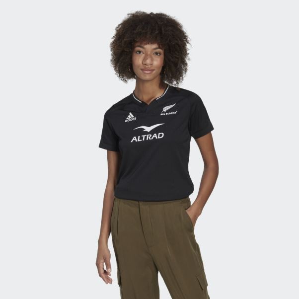 Adidas Maillot All Blacks Rugby Replica Domicile Noir