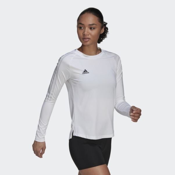 Maillot Manches Longues Adidas Hilo Blanc