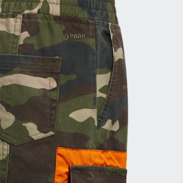 Pantalon En Toile Camouflage Adidas Aop
