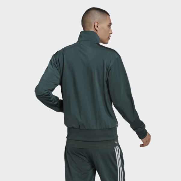Veste De Survêtement Adidas Adicolor Classics Firebird Vert Minéral