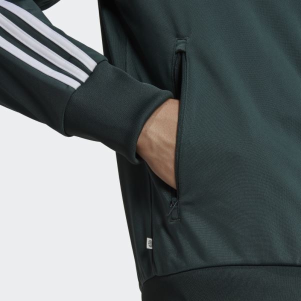 Veste De Survêtement Adidas Adicolor Classics Firebird Vert Minéral