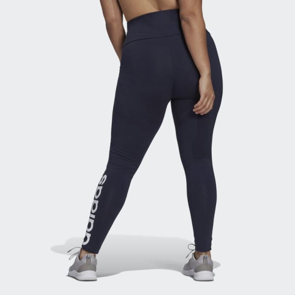 Legging Taille Haute à Logo Essentials (taille Plus) Adidas Ink