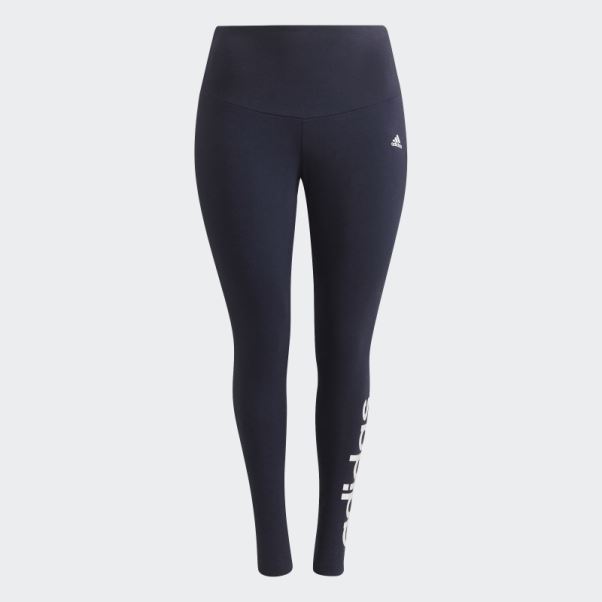 Legging Taille Haute à Logo Essentials (taille Plus) Adidas Ink
