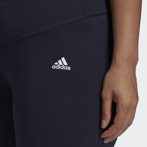 Legging Taille Haute à Logo Essentials (taille Plus) Adidas Ink