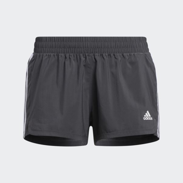 Short Tissé à 3 Bandes Pacer Gris Adidas