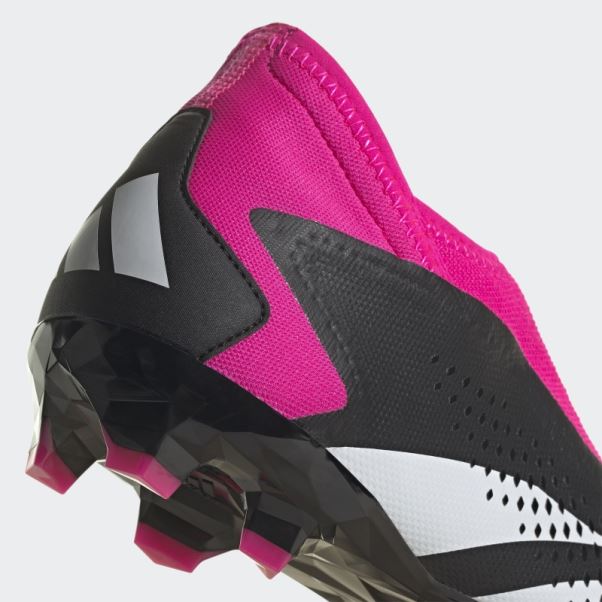 Predator Precision.3 Chaussures De Football Sans Lacets Pour Terrain Sec Noir Adidas