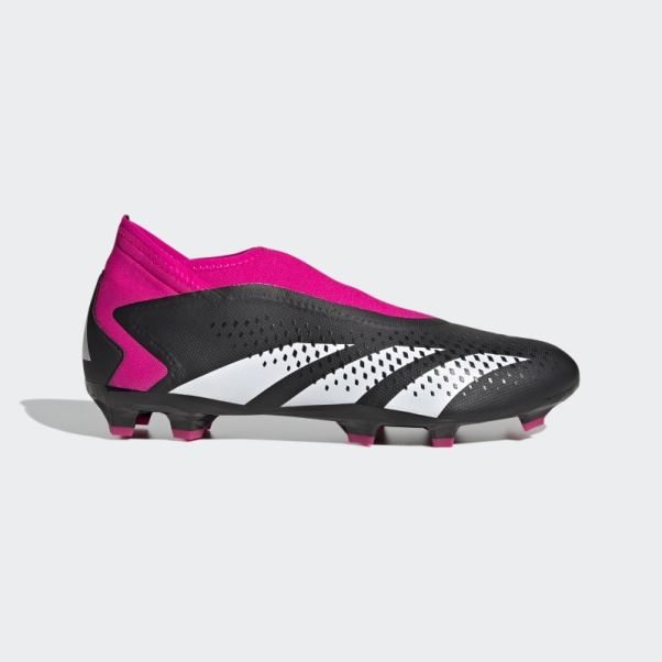 Predator Precision.3 Chaussures De Football Sans Lacets Pour Terrain Sec Noir Adidas