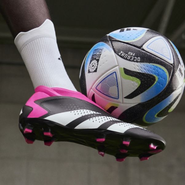 Predator Precision.3 Chaussures De Football Sans Lacets Pour Terrain Sec Noir Adidas