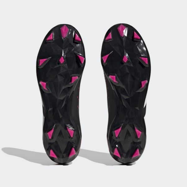 Predator Precision.3 Chaussures De Football Sans Lacets Pour Terrain Sec Noir Adidas
