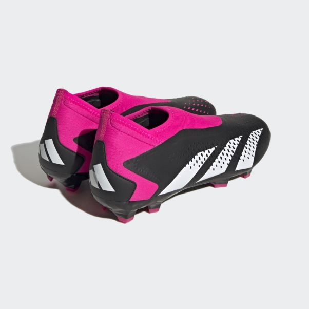 Predator Precision.3 Chaussures De Football Sans Lacets Pour Terrain Sec Noir Adidas