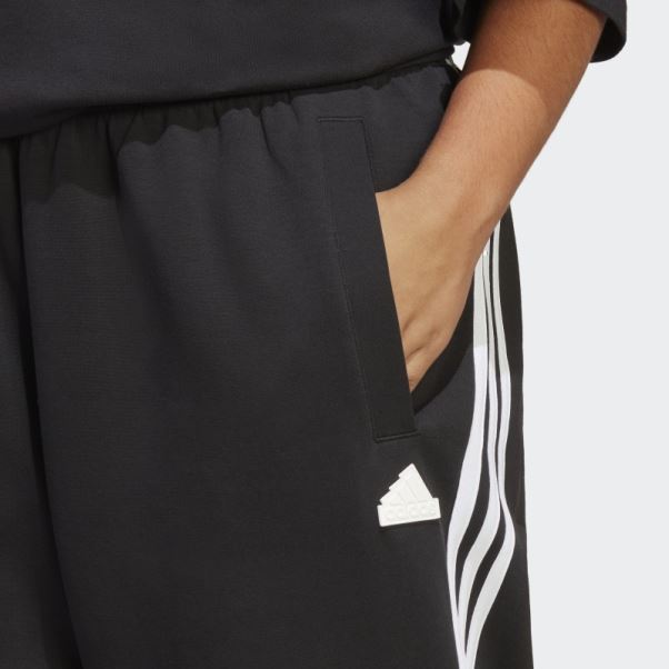 Adidas Pantalon Regular Noir à 3 Bandes Future Icons (grande Taille)