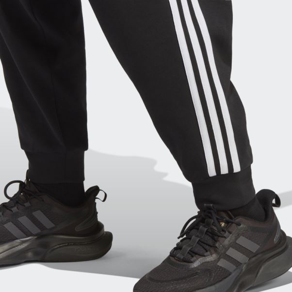 Pantalon Regular à 3 Bandes Future Icons Noir (grande Taille) Adidas