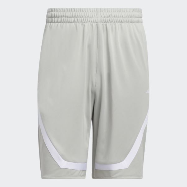 Short Adidas Pro Block Mode Gris Métallisé