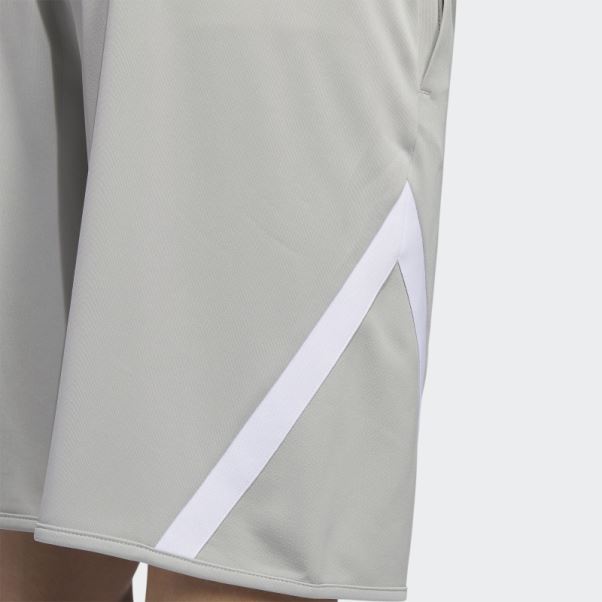 Short Adidas Pro Block Mode Gris Métallisé