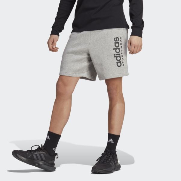 Short Graphique En Polaire Adidas All Szn Gris Moyen