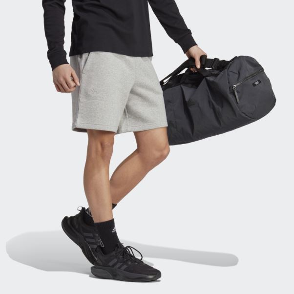 Short Graphique En Polaire Adidas All Szn Gris Moyen
