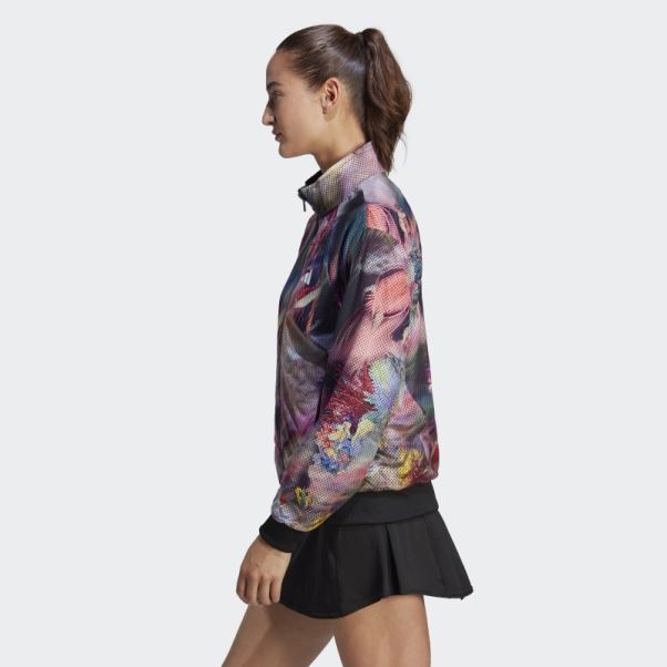 Adidas Melbourne Veste De Tennis Tissée Noir