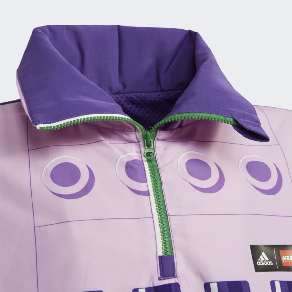 Coupe-vent à Demi-zip Adidas X Classic Lego Violet