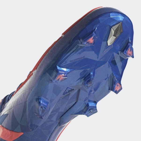 Predator Edge.1 Chaussures Basses Pour Sol Ferme Hi-Res Bleu Adidas