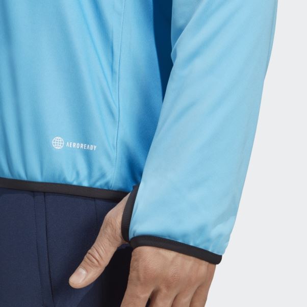 Haut Chaud D'avant-match Arsenal Adidas Bleu Marine