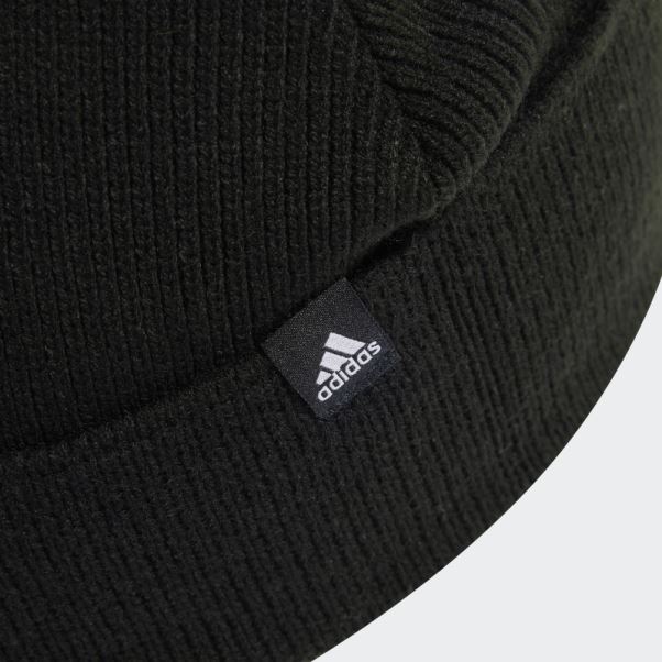 Bonnet Noir 3 Bandes Adidas
