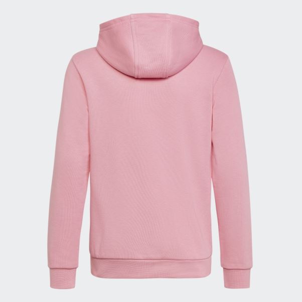 Adidas Sweat à Capuche Trèfle Rose