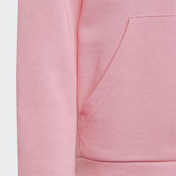 Adidas Sweat à Capuche Trèfle Rose