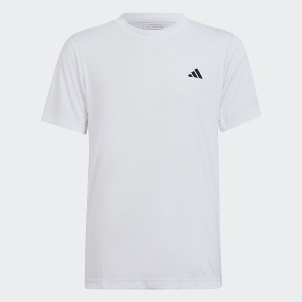 Tee Shirt Club Tennis Adidas Blanc