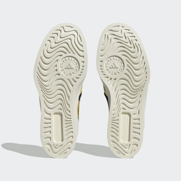 Adidas By Stella Mccartney Court Slip-on Chaussures Vert Tente