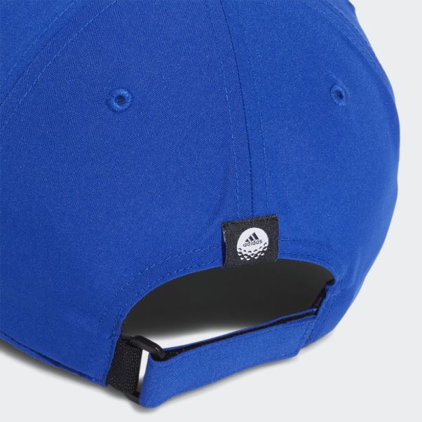 Casquette Adidas Crestable Golf Performance Bleu Royal