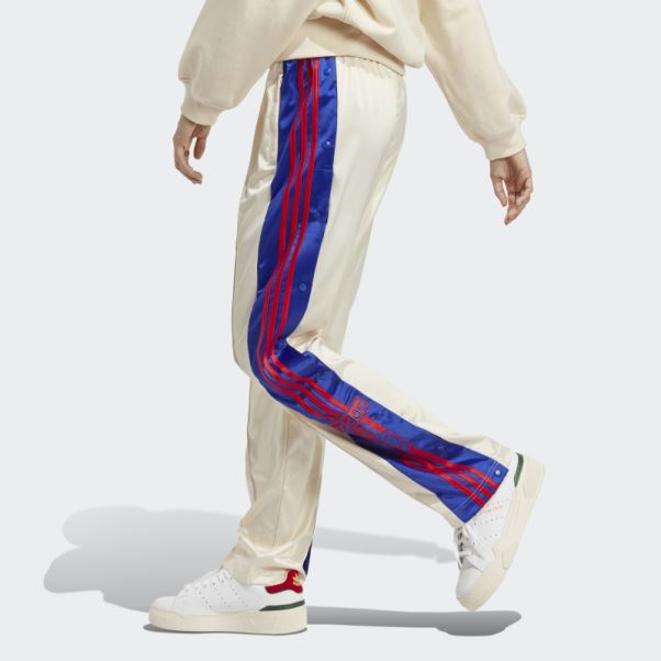 Pantalon Adidas Satin Adibreak Blanc