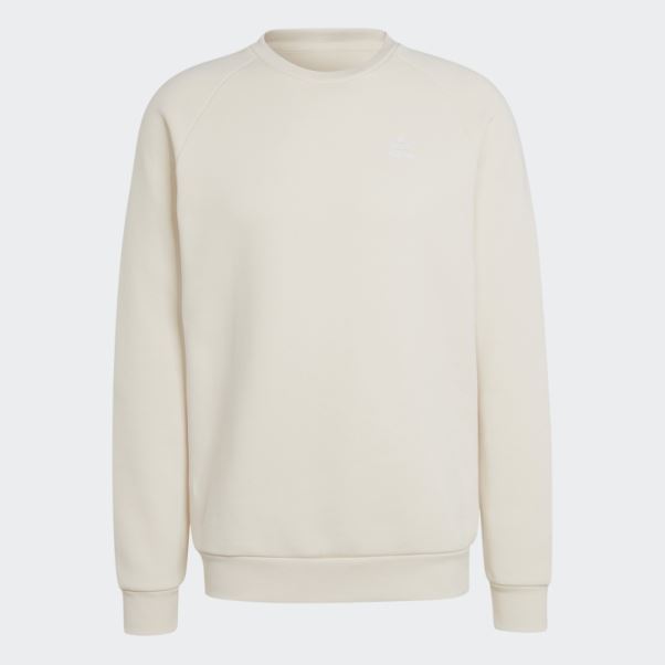Sweat à Capuche Adidas Trèfle Essentials Blanc