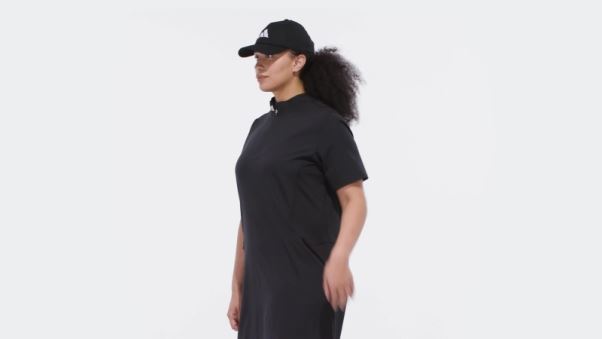 Adidas Robe Noire à Volants (grande Taille)