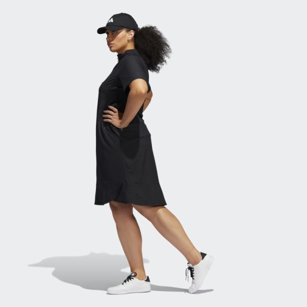 Adidas Robe Noire à Volants (grande Taille)