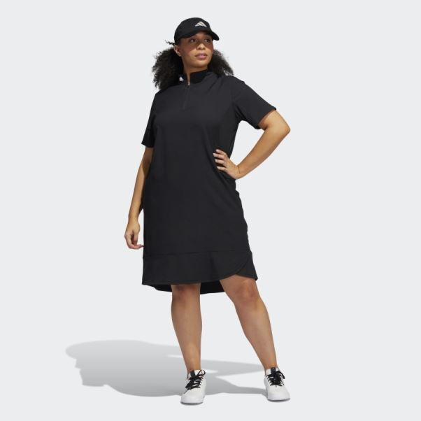 Adidas Robe Noire à Volants (grande Taille)