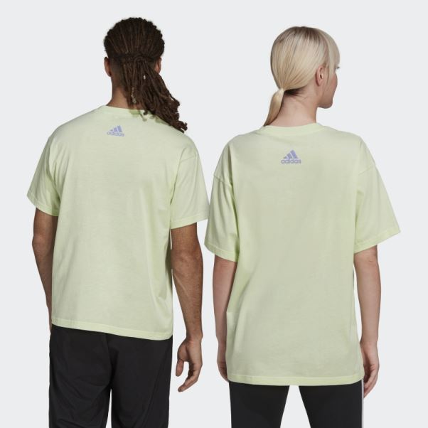 T-shirt En Jersey Simple Brandlove Essentials (non Genré) Citron Vert Adidas