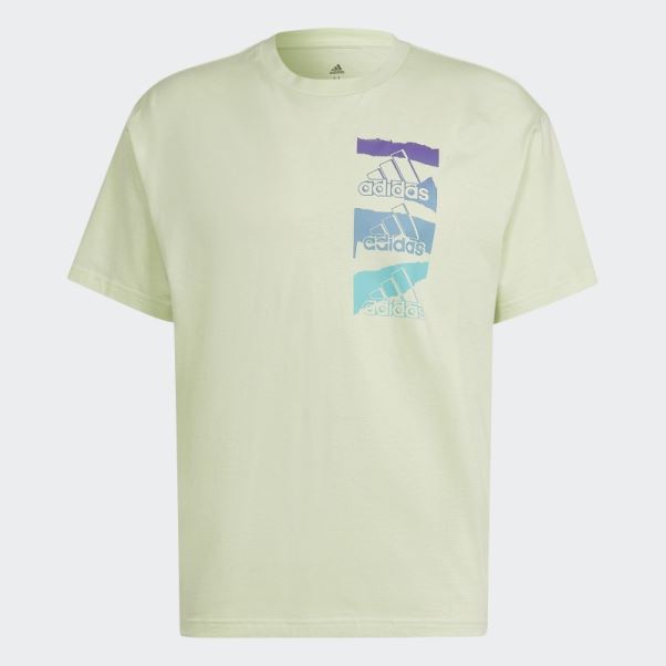 T-shirt En Jersey Simple Brandlove Essentials (non Genré) Citron Vert Adidas