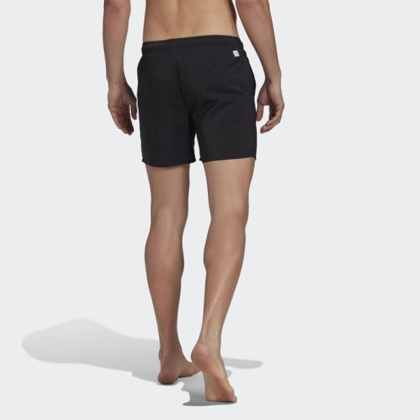 Adidas Short De Bain Court Uni Noir