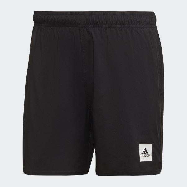 Adidas Short De Bain Court Uni Noir